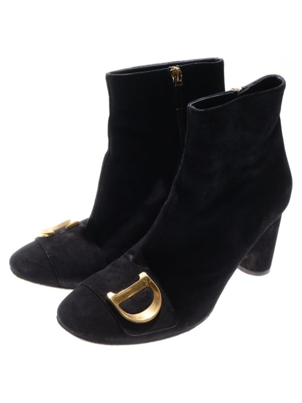 Christian Dior 23 AW Cest Suede Leather Short Boots Black - Picture 2 of 6